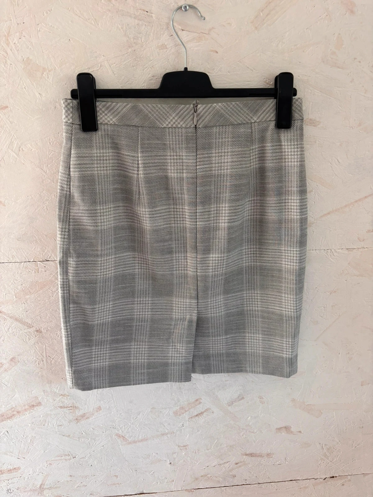 H&M Prince of Wales checkered pattern gray pencil skirt – Size 40 – Very good condition – photo 5